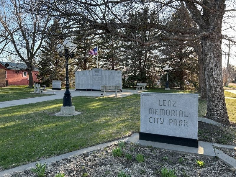 Kimball Veterans Memorial in Lenz Memorial City Park image. Click for full size.