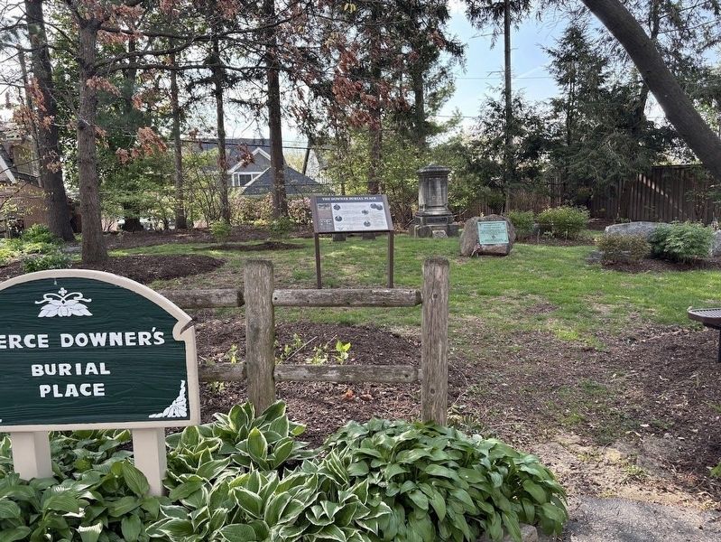 Pierce Downer's Burial Place. Click for full size. Pierce Downer's Burial Place image. Click for full size.