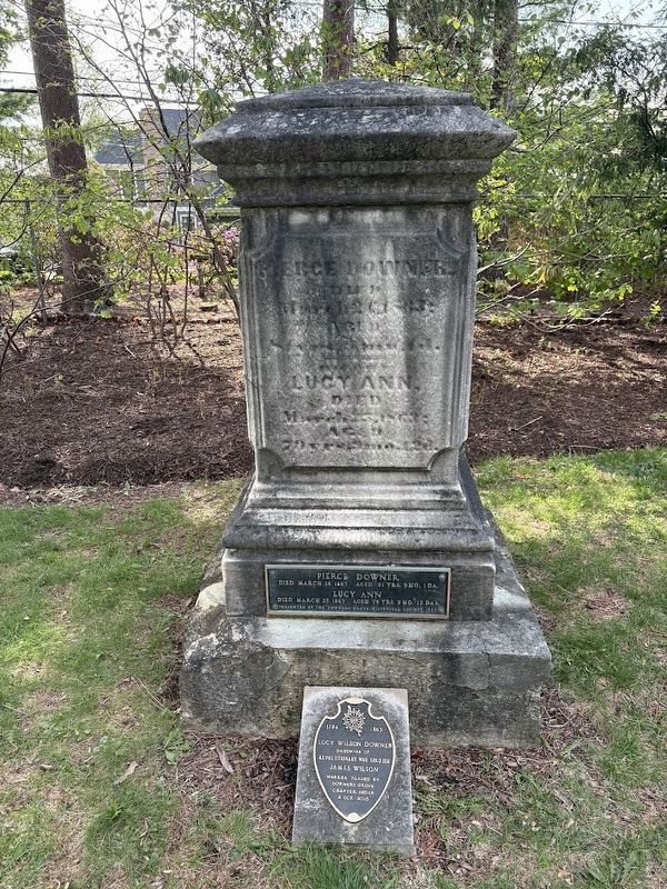 Downer grave stone. Click for full size. Downer grave stone image. Click for full size.