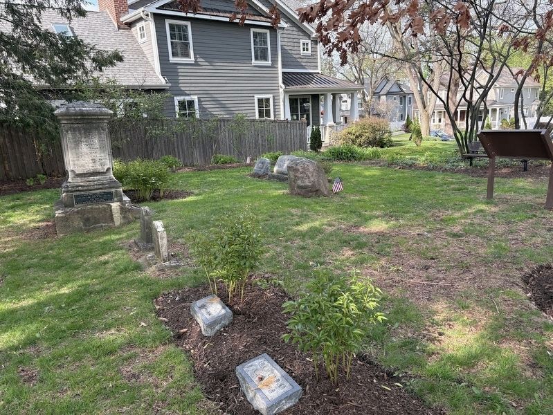 The Downer burial ground. Click for full size. The Downer burial ground image. Click for full size.