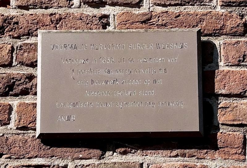 Former Protestant Orphanage Marker. Click for full size. Former Protestant Orphanage Marker image. Click for full size.