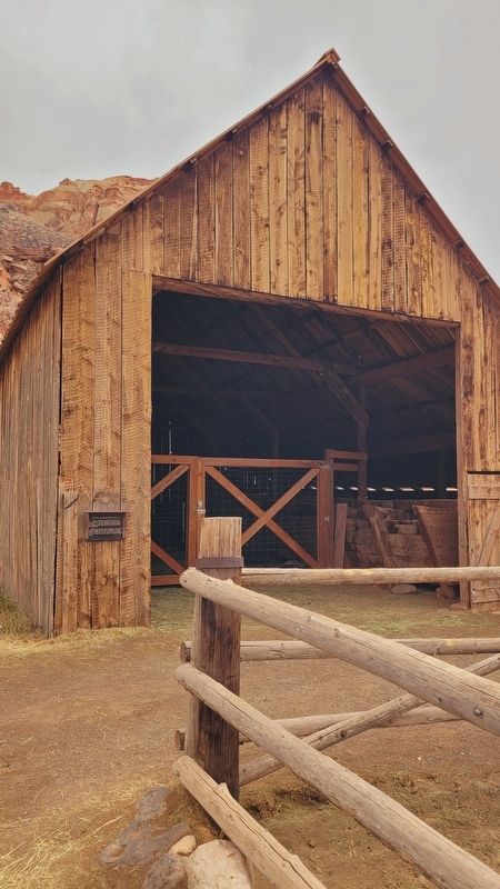 The Pendleton-Jorgenson-Gifford Barn and Marker. Click for full size. The Pendleton-Jorgenson-Gifford Barn and Marker image. Click for full size.