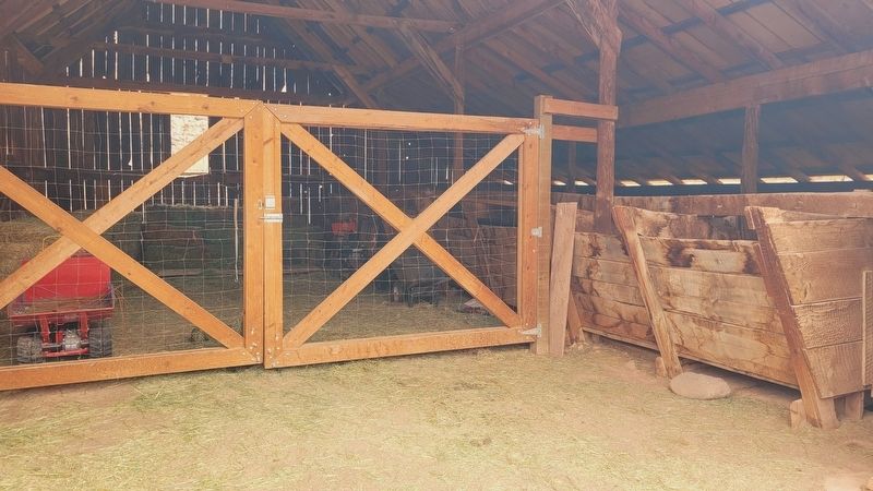 The inside view of the barn. Click for full size. The inside view of the barn image. Click for full size.