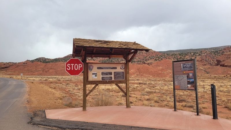 The Exploring Scenic Drive Marker along Scenic Drive. Click for full size. The Exploring Scenic Drive Marker along Scenic Drive image. Click for full size.