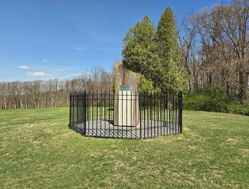 The Site of the "Flour Bag Fort" Marker. Click for full size. The Site of the "Flour Bag Fort" Marker image. Click for full size.