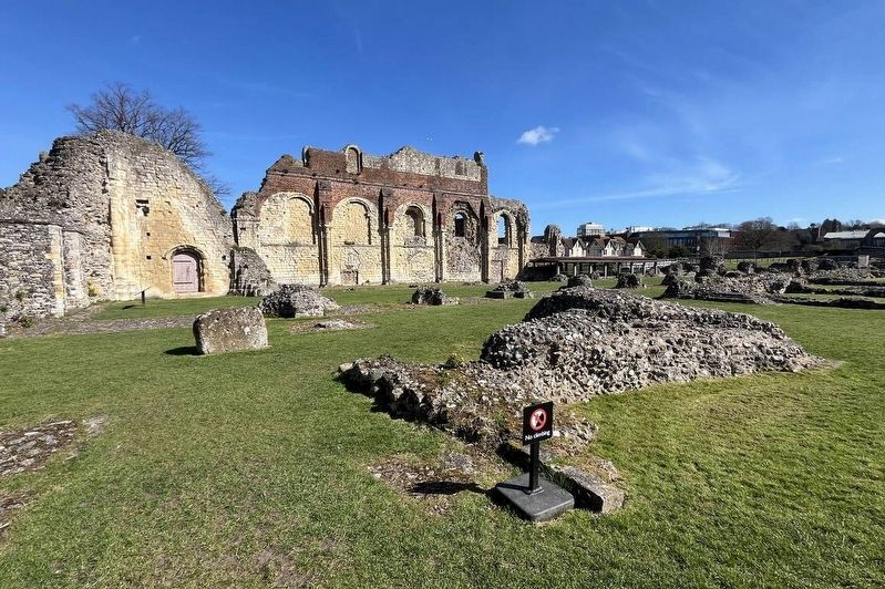 St Augustine's Abbey Ruins. Click for full size. St Augustine's Abbey Ruins image. Click for full size.