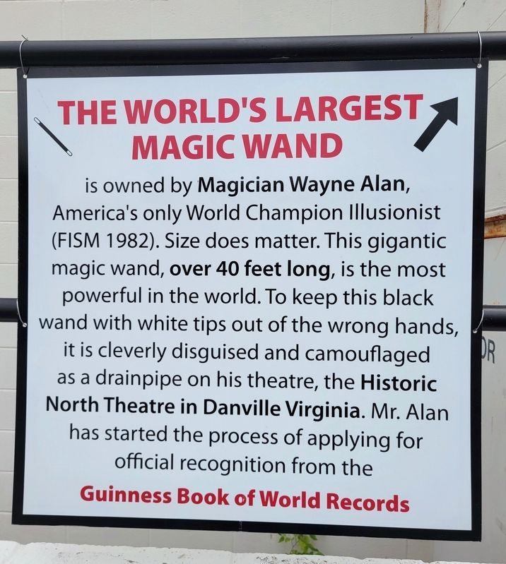 The World's Largest Magic Wand Marker image. Click for full size.