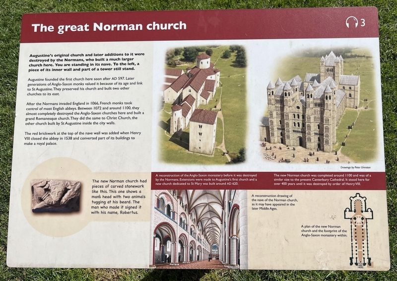 The Great Norman Church Marker. Click for full size. The Great Norman Church Marker image. Click for full size.