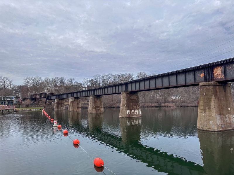 "New" trestle bridge. Click for full size. "New" trestle bridge image. Click for full size.