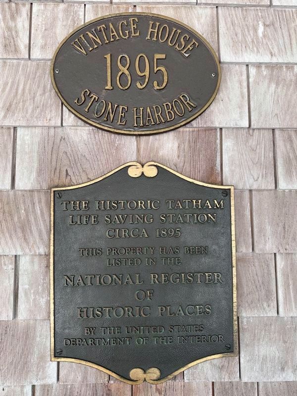 U.S. Life Saving Station No.35 (Tatham Life Saving Station) Marker image. Click for more information.