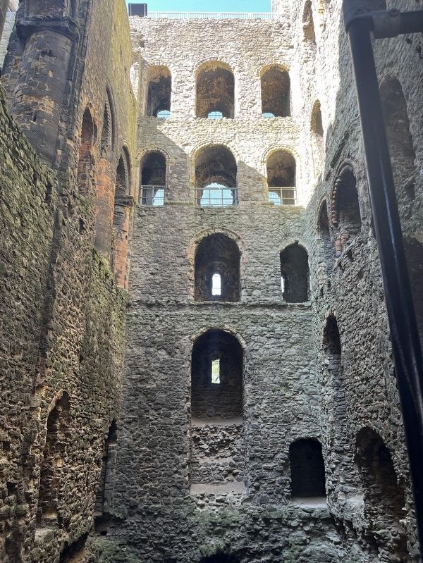 Inside the Keep of Rochester Castle. Click for full size. Inside the Keep of Rochester Castle image. Click for full size.