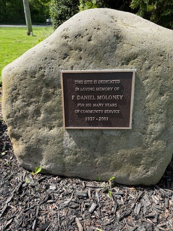 F. Daniel Moloney Memorial Marker. Click for full size. F. Daniel Moloney Memorial Marker image. Click for full size.