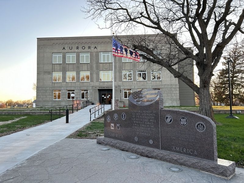Plankinton and White Lake Area Armed Forces Memorial. Click for full size. Plankinton and White Lake Area Armed Forces Memorial image. Click for full size.