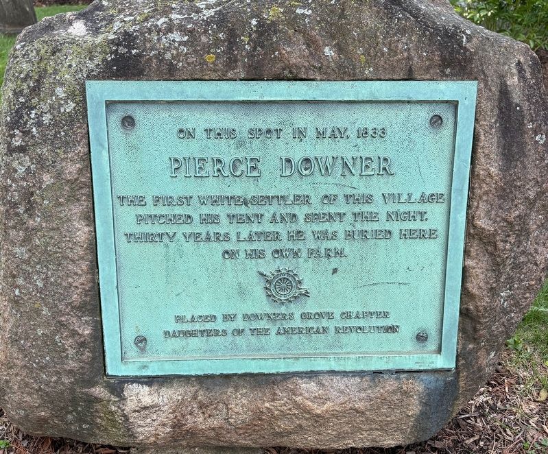 Pierce Downer Marker. Click for full size. Pierce Downer Marker image. Click for full size.