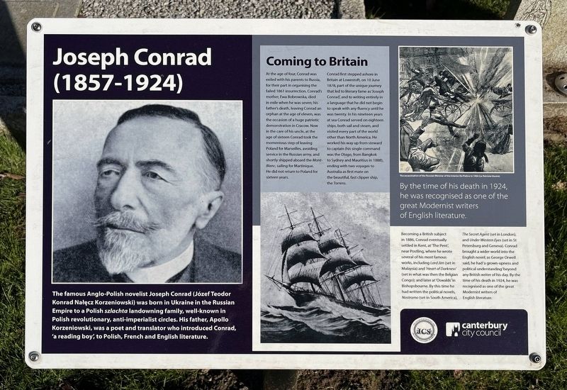 Joseph Conrad (1857-1924) Marker image. Click for full size.