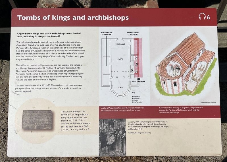 Tombs of kings and archbishops Marker. Click for full size. Tombs of kings and archbishops Marker image. Click for full size.
