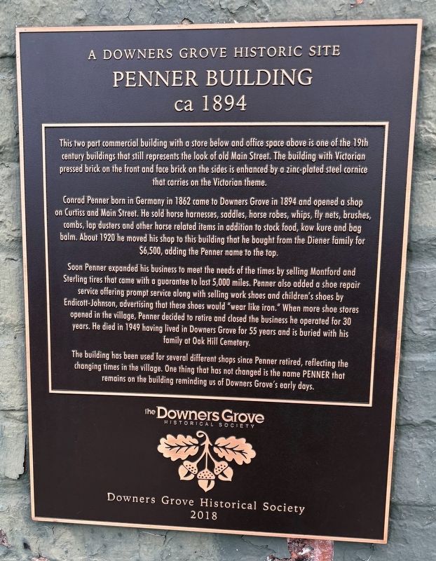 Penner Building Marker. Click for full size. Penner Building Marker image. Click for full size.