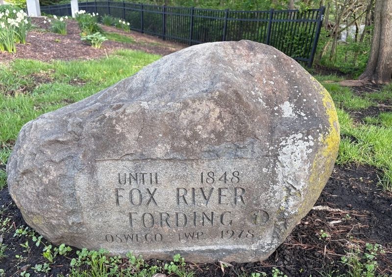 Fox River Fording Marker. Click for full size. Fox River Fording Marker image. Click for full size.