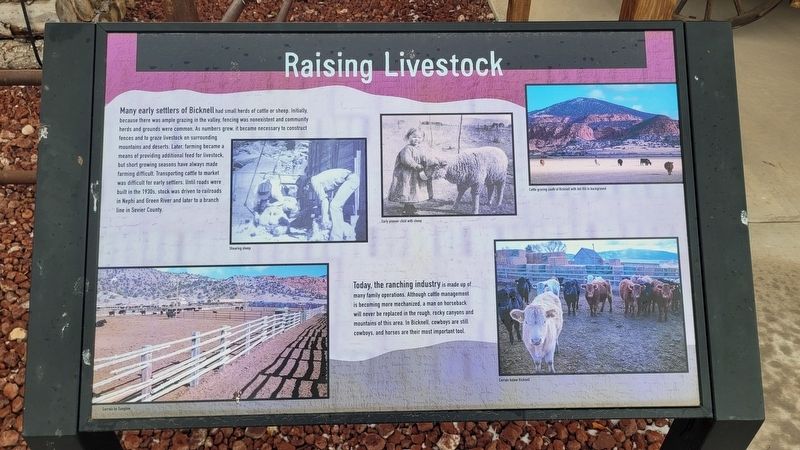 Raising Livestock Marker. Click for full size. Raising Livestock Marker image. Click for full size.