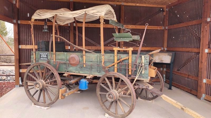 Early Wagon restored and donated by Warner and Maggie Stewart image. Click for full size.