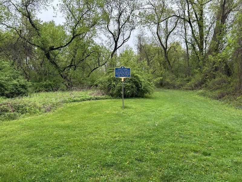 Fort's Ferry Marker. Click for full size. Fort's Ferry Marker image. Click for full size.