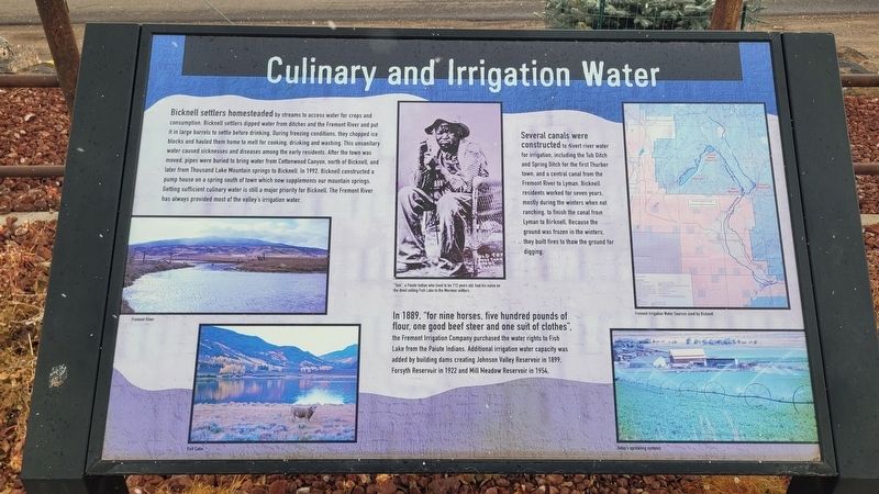 Culinary and Irrigation Water Marker image. Click for full size.