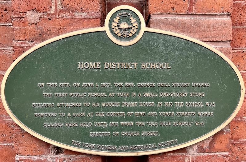 Home District School Marker. Click for full size. Home District School Marker image. Click for full size.
