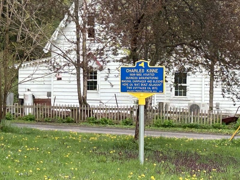 Charles Kinne Marker. Click for full size. Charles Kinne Marker image. Click for full size.