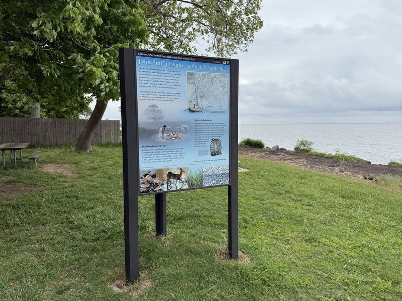 John Smith Explores the Chesapeake Marker image. Click for full size.