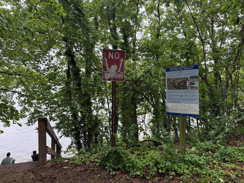 Sediment Removal and Restoration Project Marker. Click for full size. Sediment Removal and Restoration Project Marker image. Click for full size.