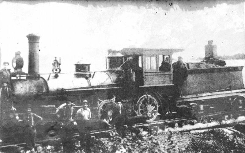 Marker detail: Steam Locomotive. Click for full size. Marker detail: Steam Locomotive image. Click for full size.