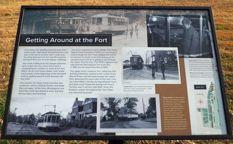 Getting Around at the Fort Marker. Click for full size. Getting Around at the Fort Marker image. Click for full size.