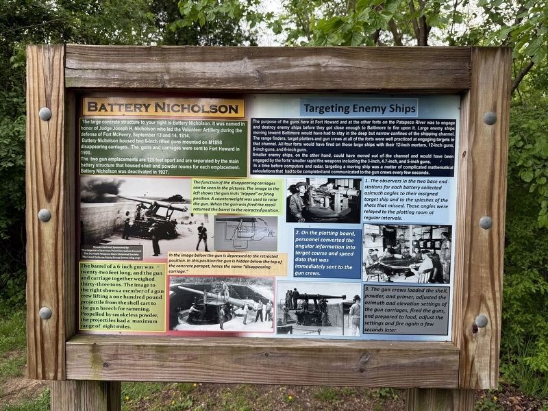 Battery Nicholson Marker. Click for full size. Battery Nicholson Marker image. Click for full size.