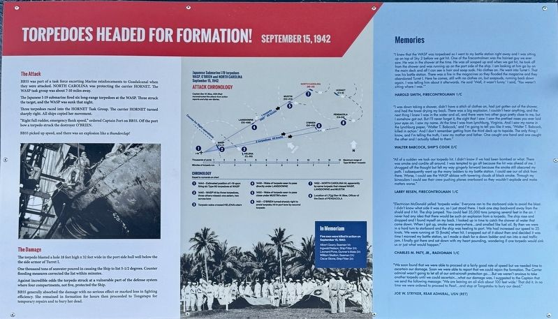 Torpedoes Headed for Formation Marker. Click for full size. Torpedoes Headed for Formation Marker image. Click for full size.