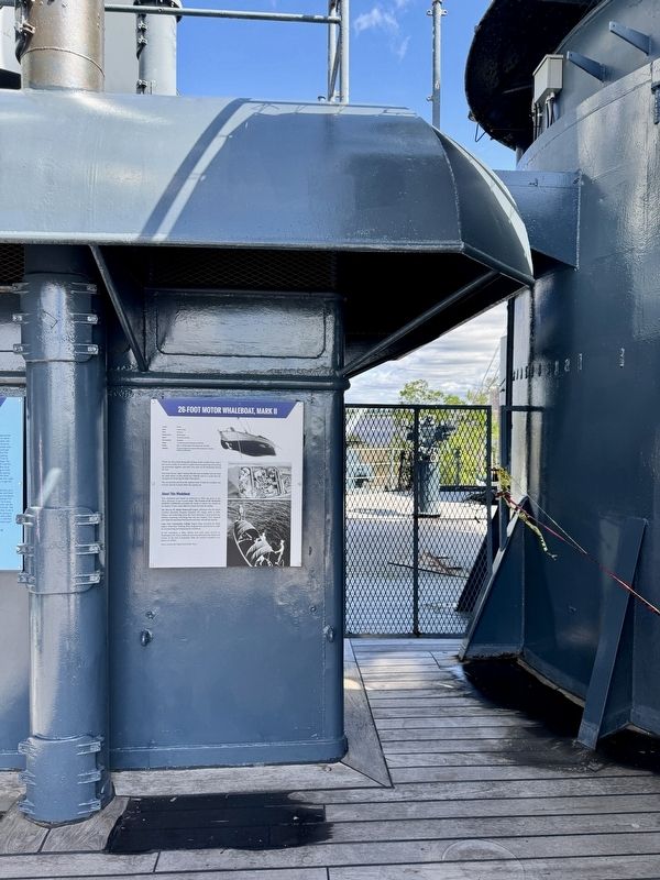26-foot Motor Whaleboat, Mark II Marker. Click for full size. 26-foot Motor Whaleboat, Mark II Marker image. Click for full size.