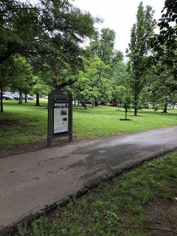 Snakes & Slides: The Exposition's Vanity Fair Marker. Click for full size. Snakes & Slides: The Exposition's Vanity Fair Marker image. Click for full size.
