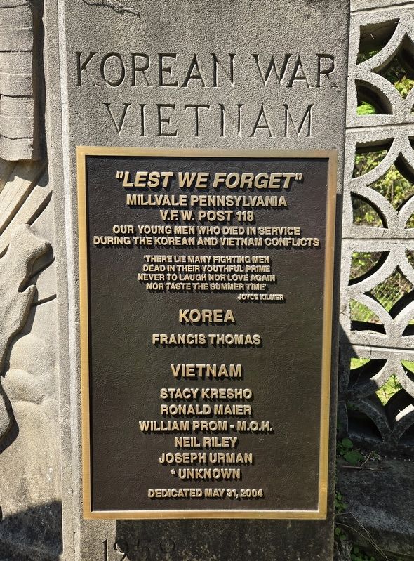 Millvale VFW Memorial. Click for full size. Millvale VFW Memorial image. Click for full size.