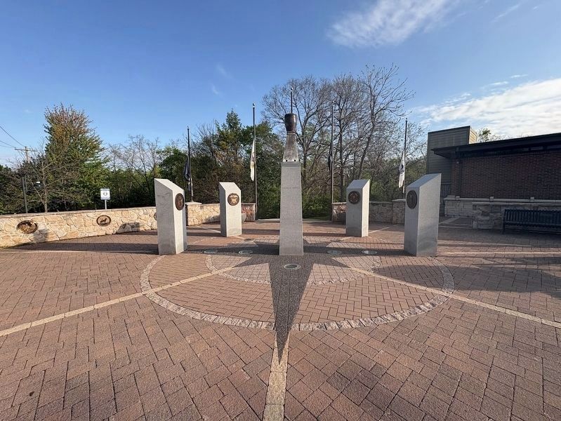 Oswego Veterans Memorial Plaza image. Click for full size.