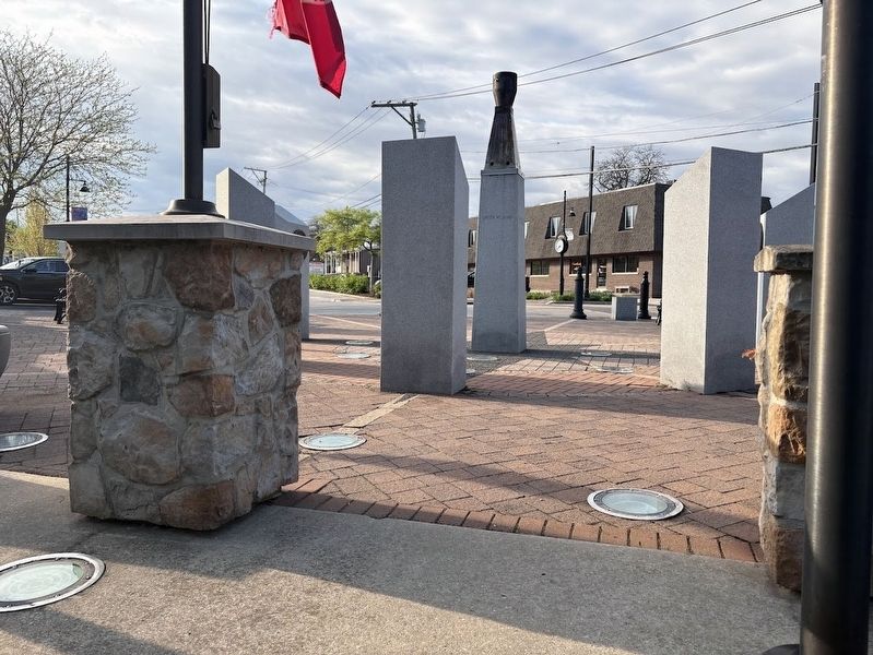 Oswego Veterans Memorial Plaza image. Click for full size.