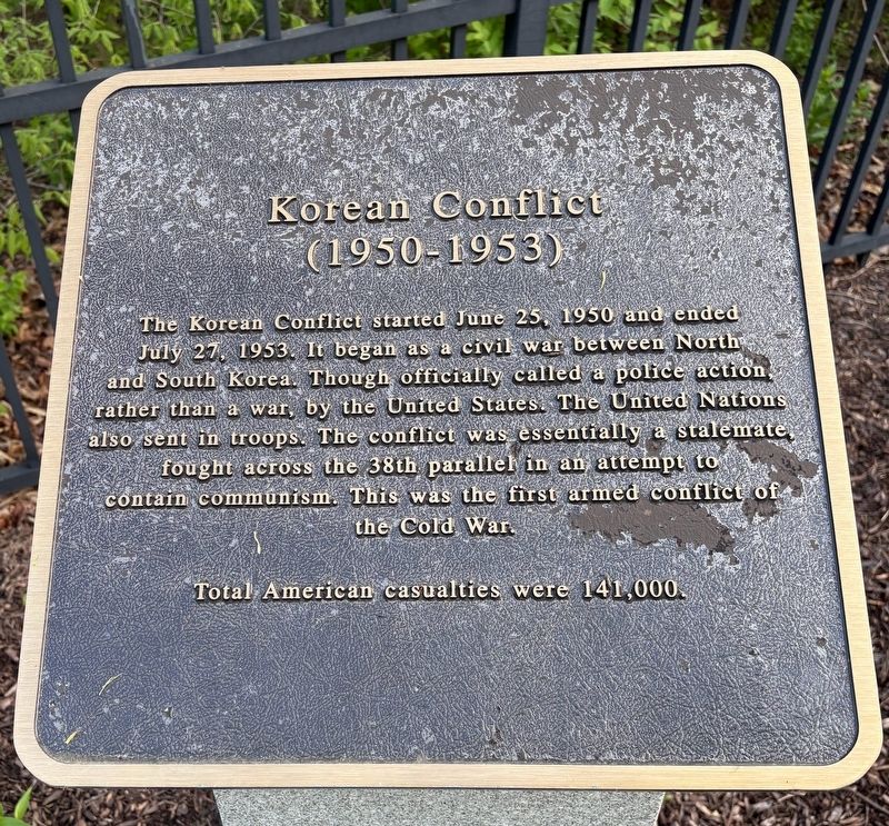 Korean Conflict Marker image. Click for full size.
