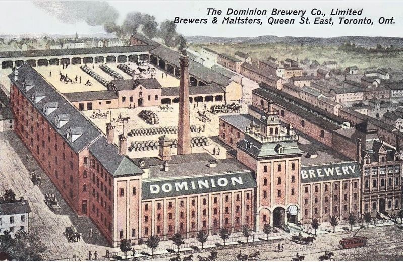 The Dominion Brewery, ca 1890s image. Click for full size.