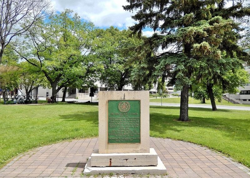 The Irish Regiment of Canada Marker image. Click for full size.