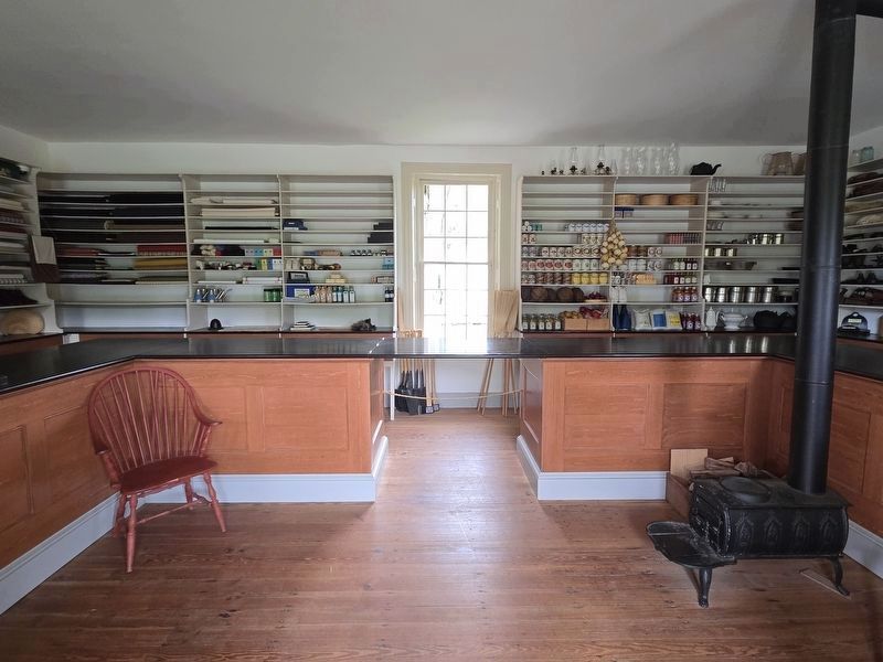Replica store in the Brick House in its original room. Click for full size. Replica store in the Brick House in its original room image. Click for full size.