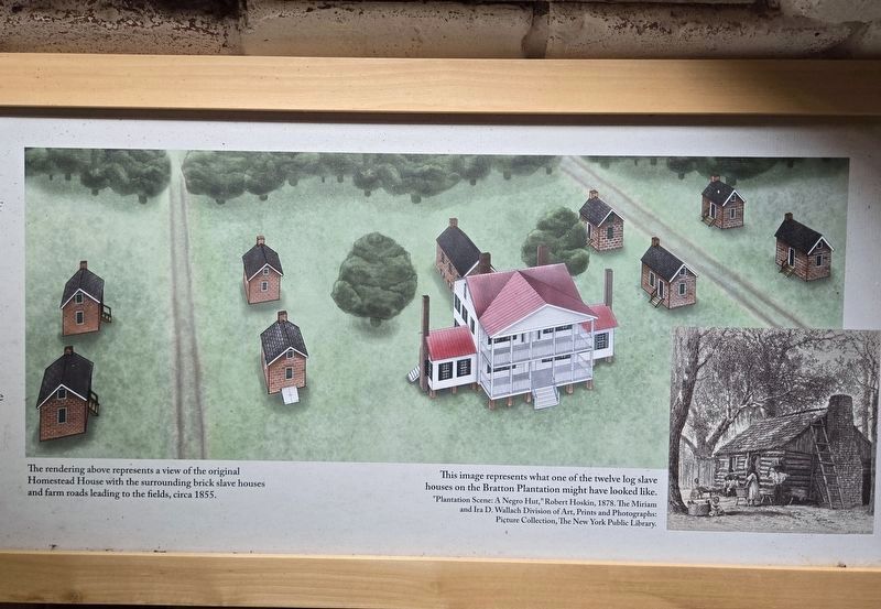 Layout of slave cabins surrounding The Homestead. Click for full size. Layout of slave cabins surrounding The Homestead image. Click for full size.