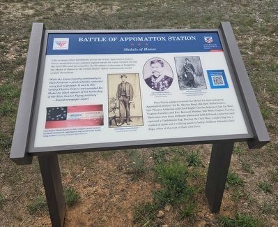 Battle of Appomattox Station Marker image. Click for full size.