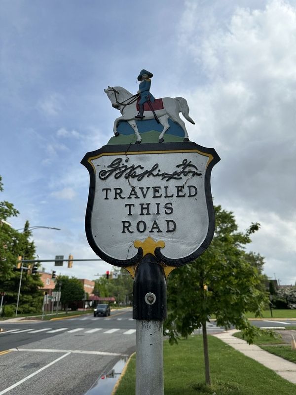 Geo Washington Traveled This Road Marker. Click for full size. Geo Washington Traveled This Road Marker image. Click for full size.