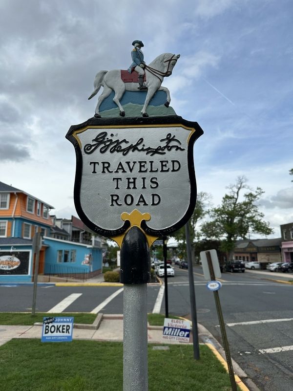 Geo Washington Traveled This Road Marker. Click for full size. Geo Washington Traveled This Road Marker image. Click for full size.