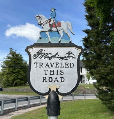 Geo Washington Traveled This Road Marker. Click for full size. Geo Washington Traveled This Road Marker image. Click for full size.