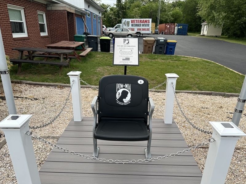 You Are Not Forgotten Marker - Chair of Honor. Click for full size. You Are Not Forgotten Marker - Chair of Honor image. Click for full size.