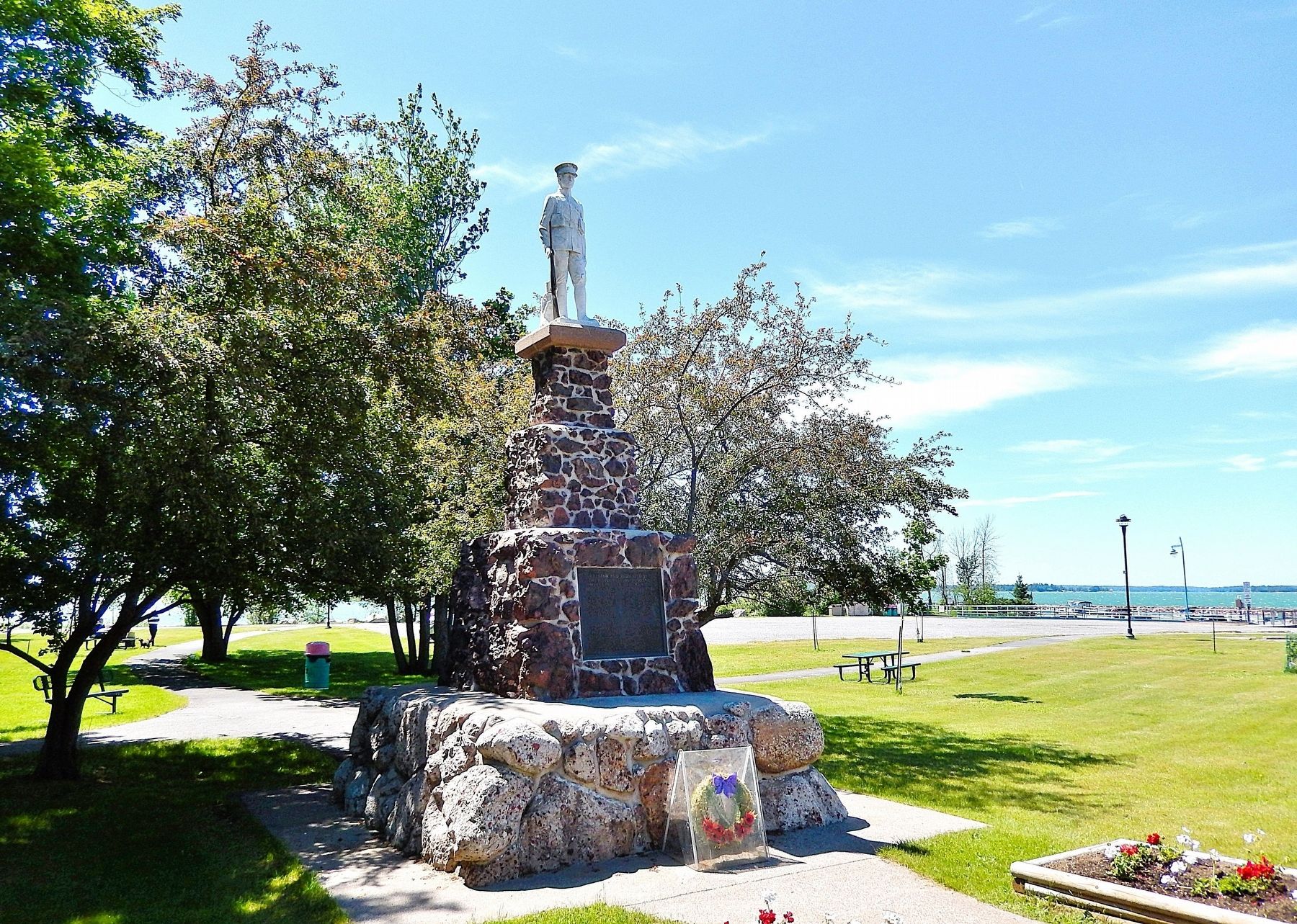 St. Joseph World War Memorial. Click for full size. St. Joseph World War Memorial image. Click for full size.